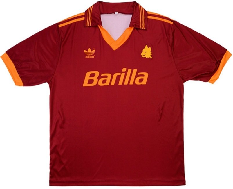 Camisa retro Adidas Roma 1992 1993 I jogador
